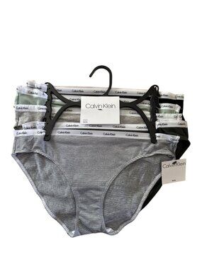 Calvin Klein Panty Womens Medium 5 Pack Bikini Underwear